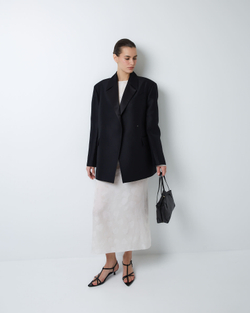 Топ с открытой спиной из смесового шелка Стелла Маккартни сердечки белый