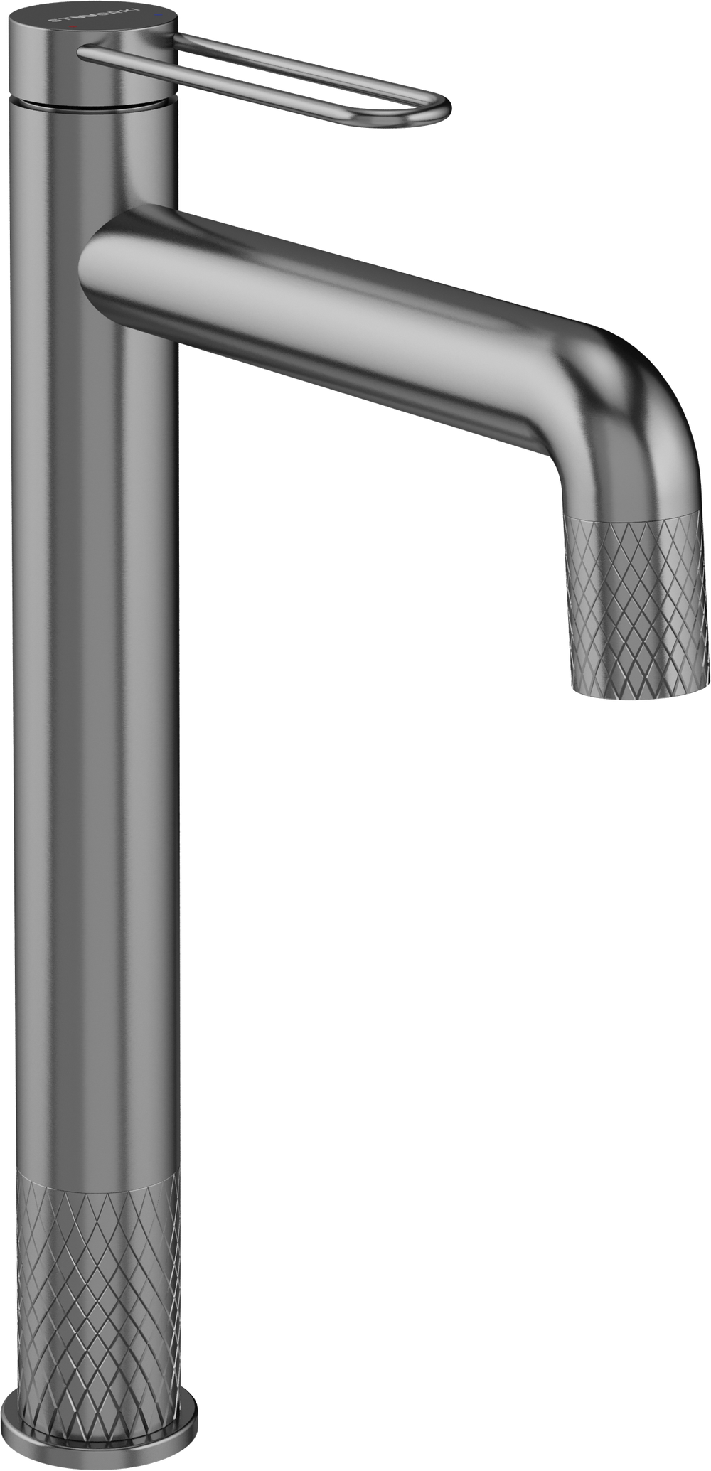 Смеситель для раковины STWORKI Левангер S07020GB вороненая сталь