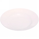 Тарелка «White magic» 22,5см глубокая стеклокерамика Классика