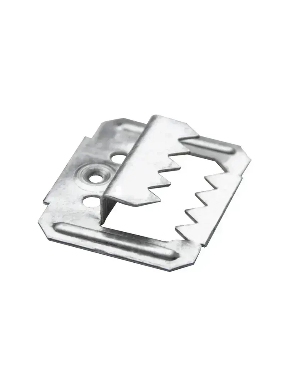 Кляймер усиленный Осфикс "Профи" №4 (4мм) 100 шт для вагонки, блок-хауса, имитации бруса