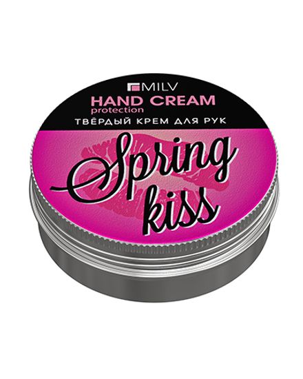 Твёрдый крем для рук Milv «Весенний поцелуй». 45 г