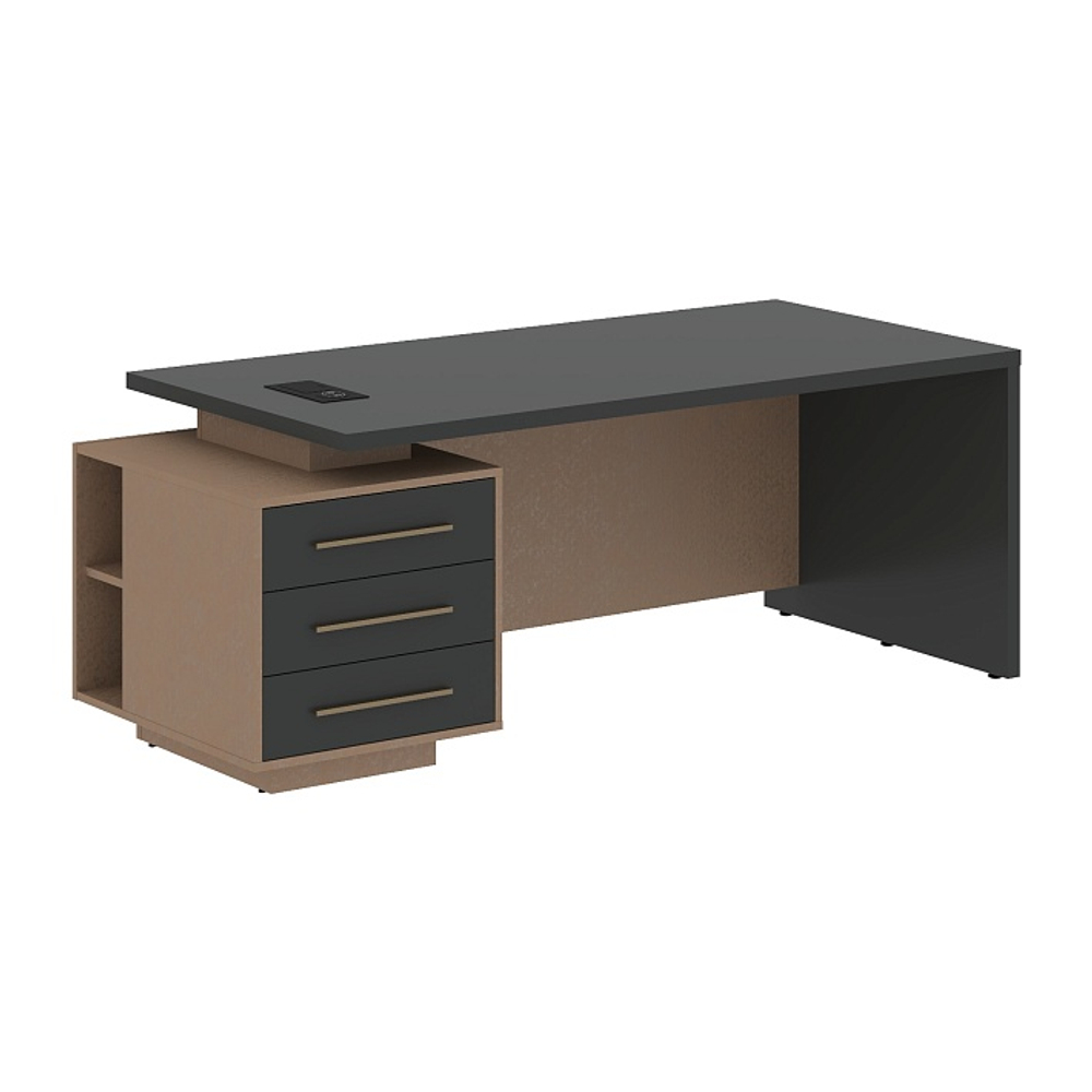 Стол руководителя с тумбой тип 1 VELION