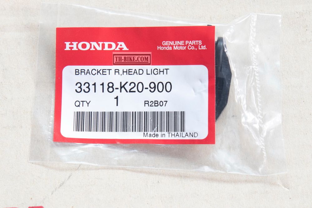 33118-K20-900. BRACKET, R. HEADLIGHT. HONDA