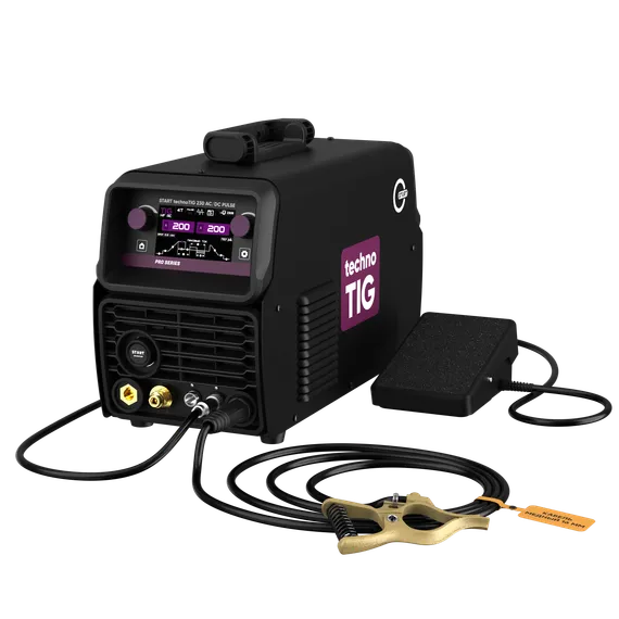 OSA START technoTIG 230 AC/DC PULSE Установка аргонодуговой сварки 3ST230TAP — полупрофессиональный аргонодуговой сварочный аппарат tig для монтажников, 230 А