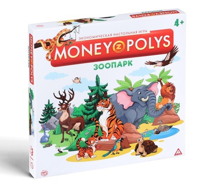 Настольная игра "MONEY POLYS. Зоопарк"