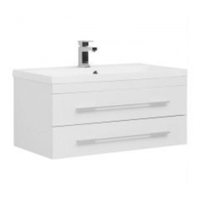 Тумба с раковиной Aquanet Нота NEW 90 белый