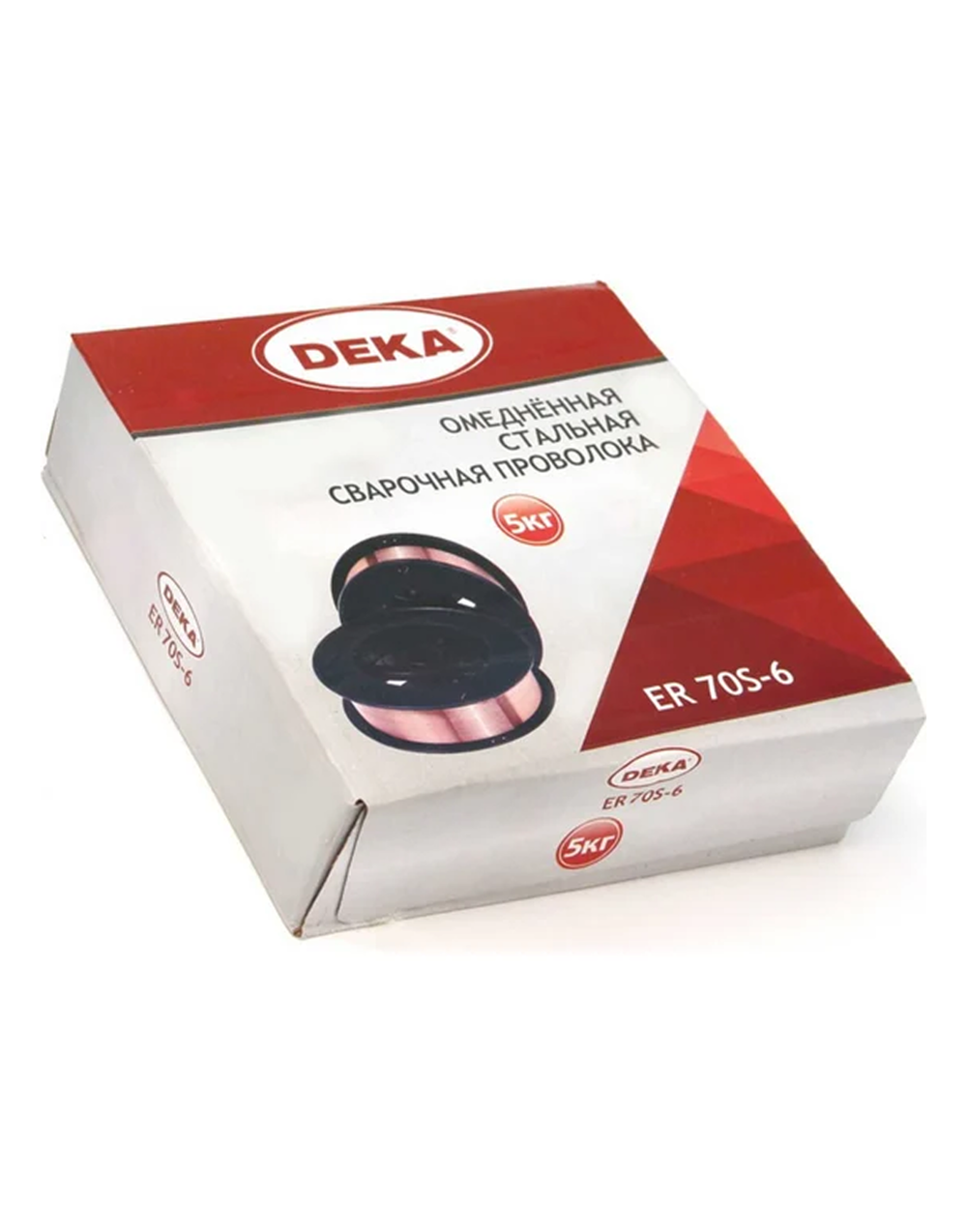 DEKA проволока сварочная ER-70S6 омед. d=1.2 (5кг)