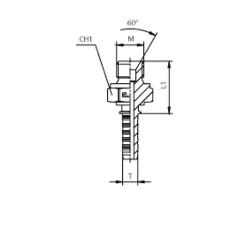 Фитинг DN 12 DKM (Ш) 26x1.5