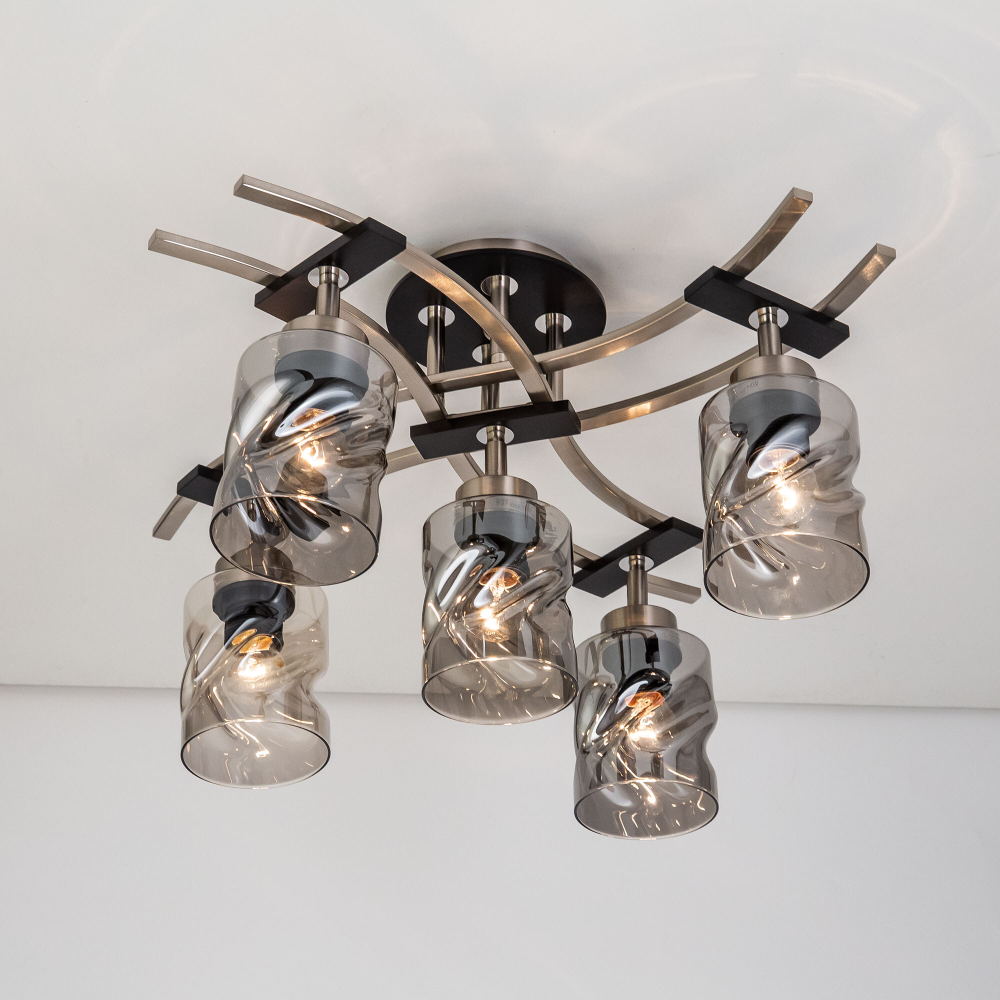 Citilux Мерида CL142155 Люстра с поворотными плафонами Матовый Хром