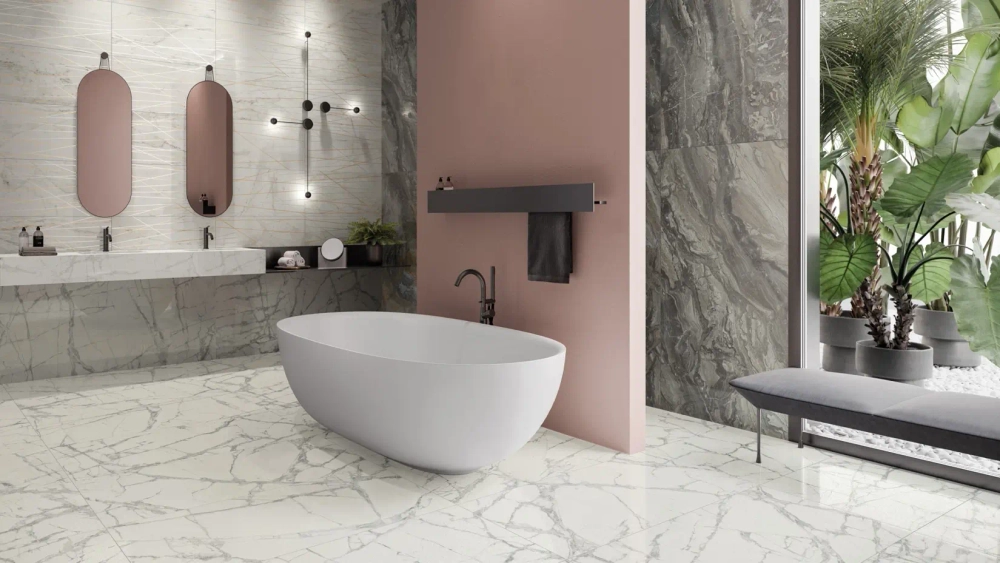 CHARME DELUXE INVISIBLE WHITE (ШАРМ ДЕЛЮКС ИНВИЗИБЛ УАЙТ) ЛЮКС 800*800 керамогранит, полированный