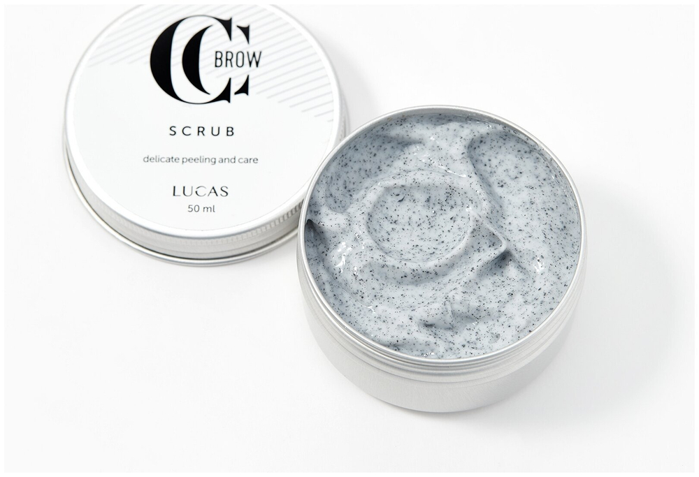 Скраб для бровей Brow Scrub, 50 мл