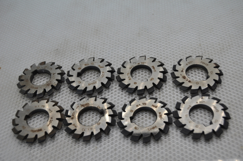 Фреза модульная М1,75 (Р6М5) Z=14 20° (№1-8)  комплект