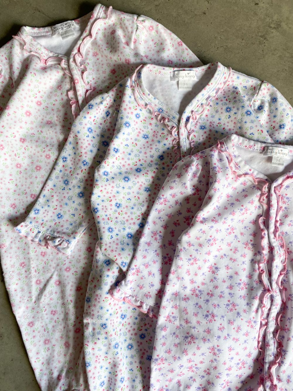 Новый набор из 3 хлопковых боди Kissy Kissy, 68