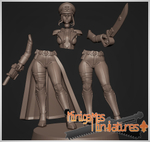 Аниме миниатюры под стиль вархаммер anime figurine 32-56-75мм