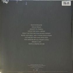 AC/DC - Back In Black (LP, Reissue, 50th Anniversary, 180g, Gold Vinyl) Новая запечатанная виниловая пластинка