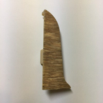 Заглушка левая к плинтусу "LIDER-62" 338 Дуб имабари