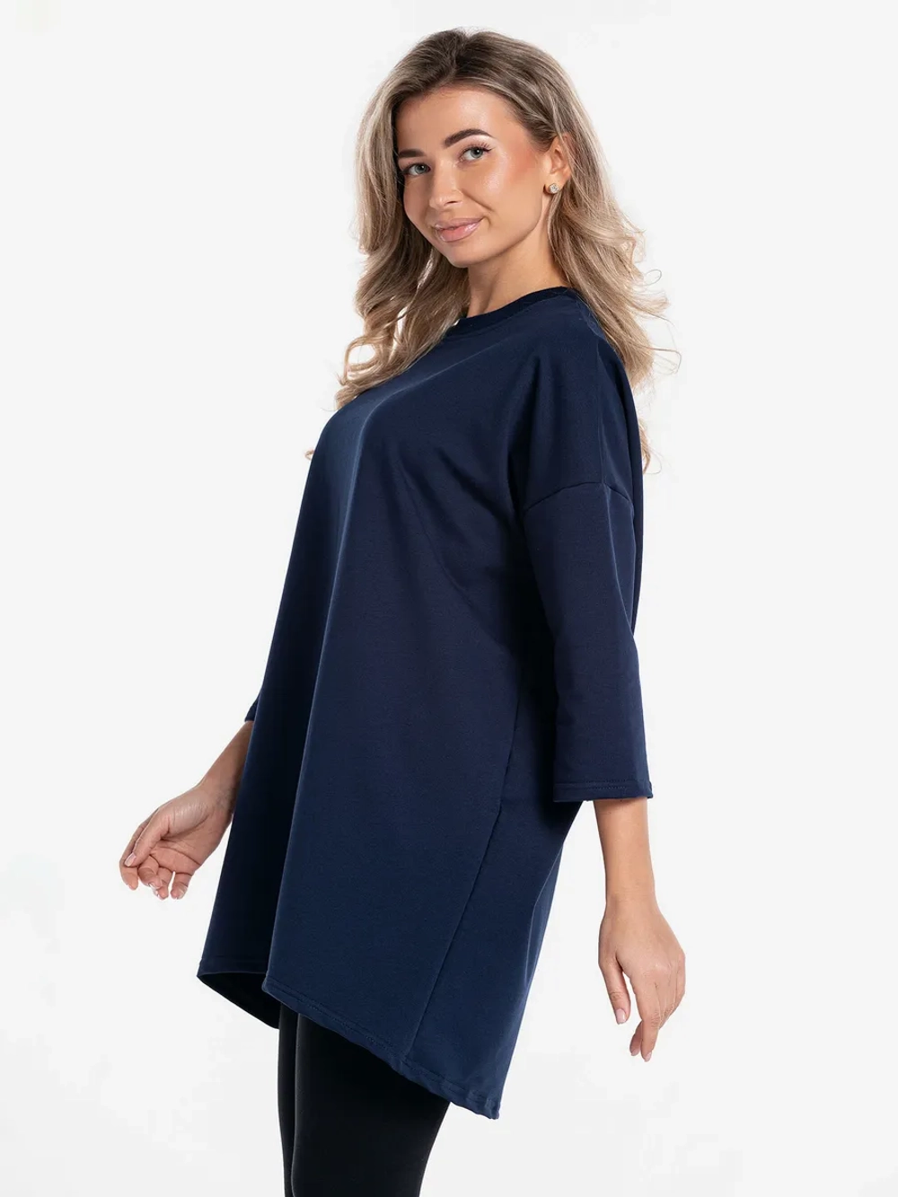 Платье туника короткое оверсайз свободное больших размеров