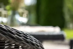 "Сицилия" обеденная группа плетеная, цвет графит