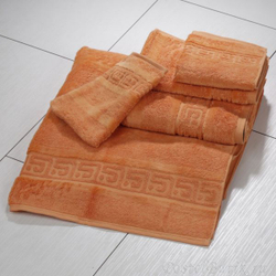 Полотенце 50x100 Cawo Noblesse 1001 ярко-оранжевое