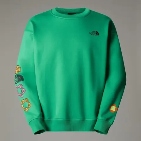 Кофта THE NORTH FACE U TNF X YINKA ILORI GRAPHIC CREW OPTIC EMERALD