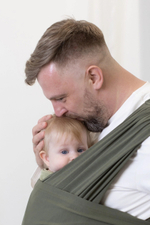 Трикотажный слинг QUICK HUGS (без намотки) цвет Хаки