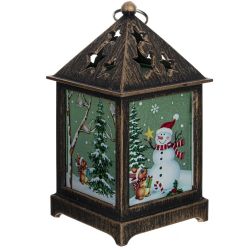 GAEM Изделие декоративное "Фонарь" (подсветка, 3xLR44), L6,5 W6,5 H12,5 см, 3в.