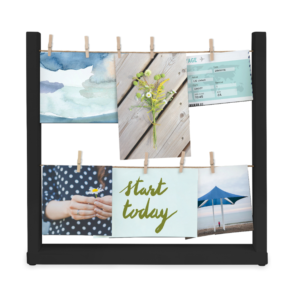 Панно для фотографий настольное hangit чёрное