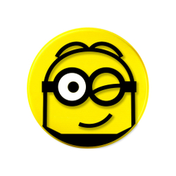 Теннисная ракетка Wilson Minions Vibrations Dampener Box Of 50 Pcs - Light Blue, Yellow