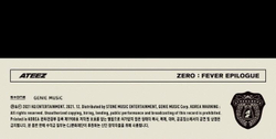 Альбом ATEEZ - ZERO : FEVER EPILOGUE 8th Mini Album RANDOM Version