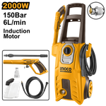 Мойка высокого давления INGCO HPWR20008 INDUSTRIAL 150 бар 2000 Вт
