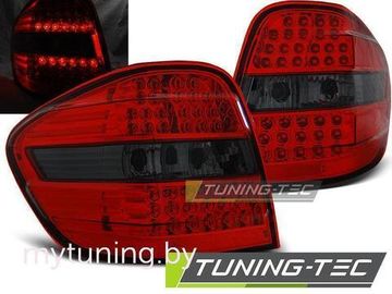 Задние фонари red smoke led для Mercedes ML W164