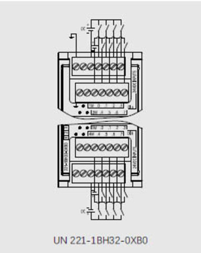 UN 221-1BH32-0XB0 Модуль цифровых входов SM1221 16DI 24VDC