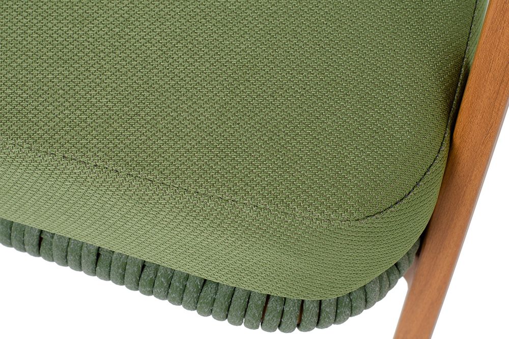 "Амстердам" кресло из искусственного ротанга, цвет зеленый