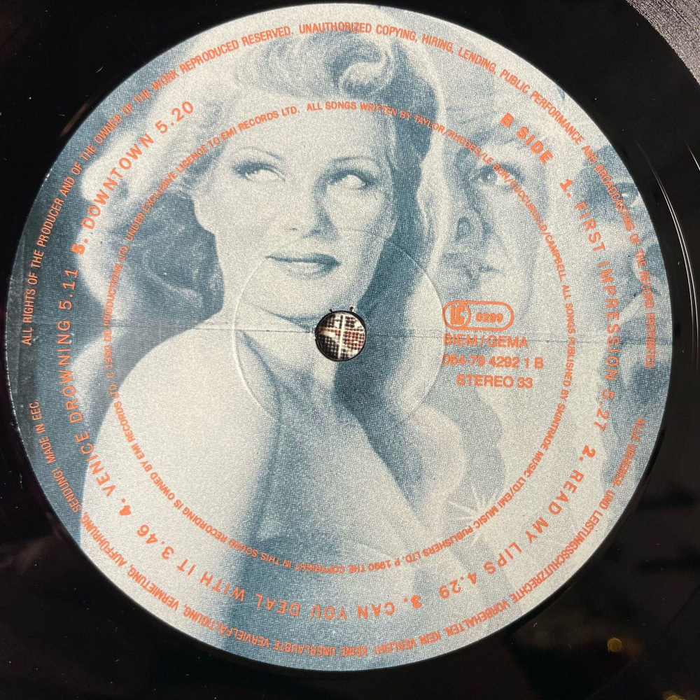 Винтажная виниловая пластинка LP Duran Duran Liberty (Germany 1990)