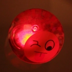 Мяч 6,5 см «Смайлики» (попрыгун с водой и подсветкой) СТИКЕР НА ВЛОЖЕНИЕ