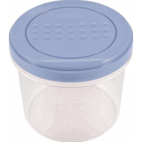 Банка для сыпучих прод. 700 мл. d=115 мм. h=102 мм. голубой п/п