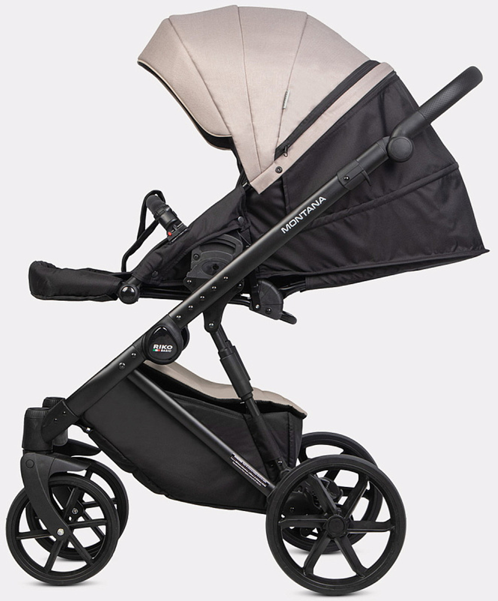 Детская коляска Riko Basic Montana Plus 3 в 1 42 Beige (бежевый)