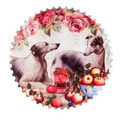 Подставка под кружку c пробкой " " 6,5*6,5*0,5см. (6видов) (min12) (транспортная упаковка)