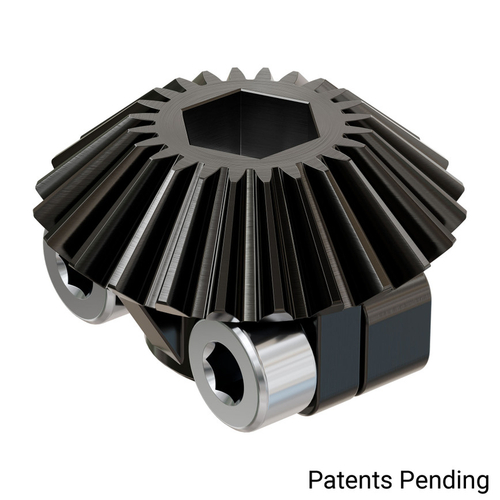 Clamping Steel Miter Gear (8mm REX™ Bore, 24 Tooth, MOD 1)