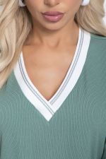 Джемпер Ванильные небеса (олива) Б11385 LT Collection (Акция)