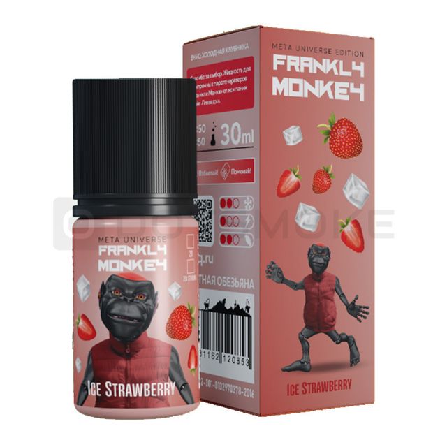 Frankly Monkey Salt 30 мл - Ice Strawberry (20 мг)