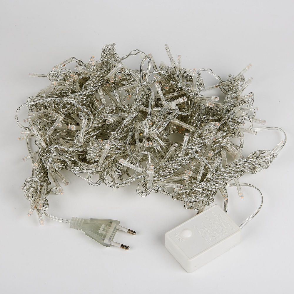 ULD-C3030-192-DTA MULTI IP20 Занавес светодиодный. 3х3м. 192 светодиода. Разноцветный свет. Провод прозрачный. TM Uniel