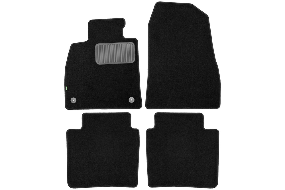 Коврики в салон для Hongqi E-HS9 2020- (6 мест) универсал 3 шт. (текстиль) KLEVER0211600201210KH