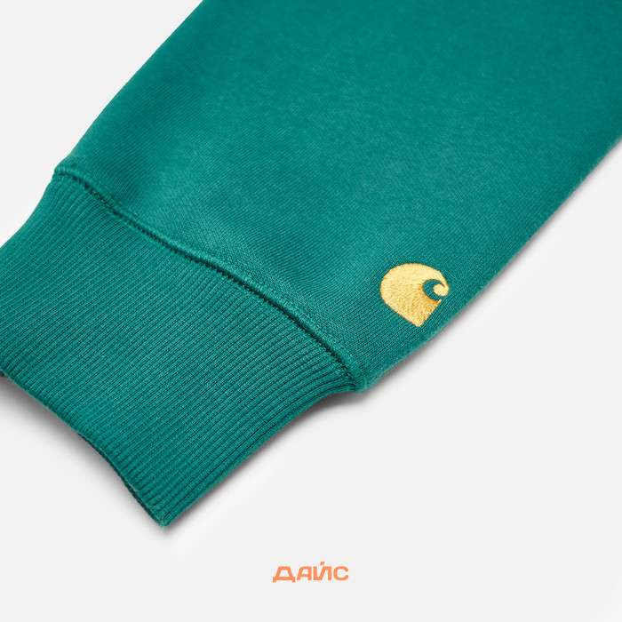 Толстовка мужская Carhartt WIP Chase Sweatshirt  артикул:I033660_chervil - купить в магазине Дайс