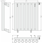 Сунержа Кумир-0 EU50 правый 500х470 7 секций