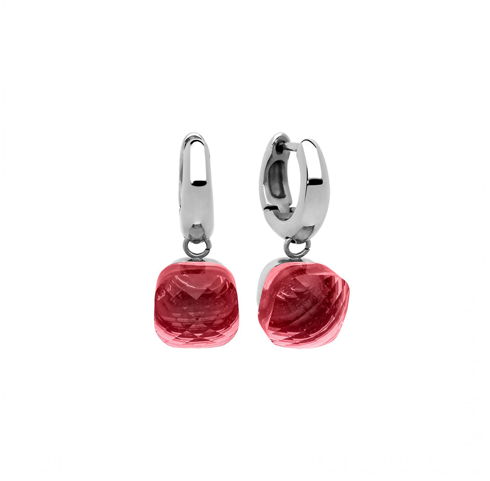 Серьги Qudo Firenze padparadscha 300096 R/S