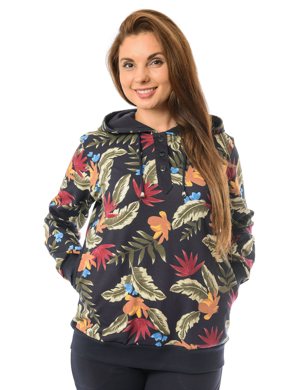 Костюм с брюками КБ-177/кленовыйлист