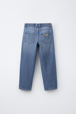 ZARA ДЖИНСЫ BAGGY FIT, СИНИЙ