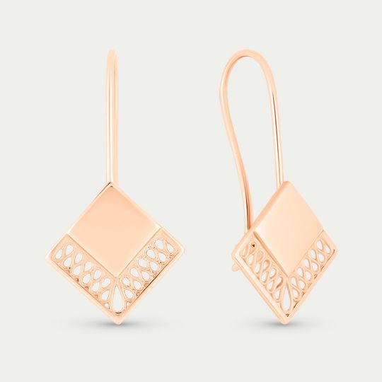 Серьги золотые