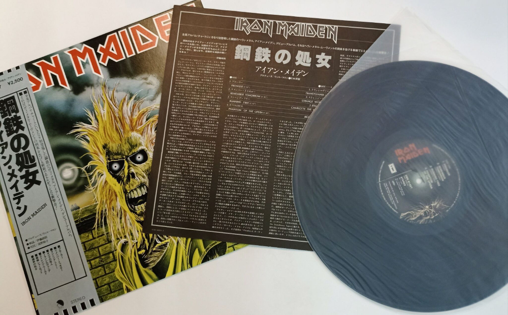 Винтажная виниловая пластинка LP Iron Maiden Iron Maiden (Japan 1980)